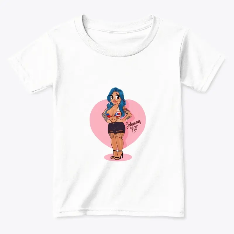 Spanishxbarbiie Colo-Rican Cartoon Tees